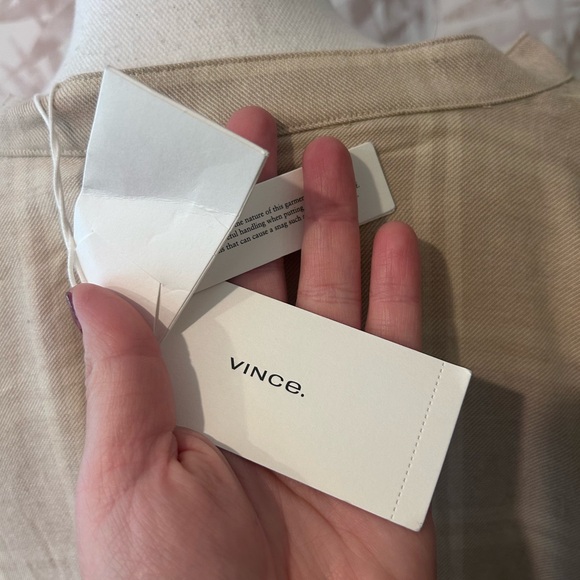 🆕 NWT Vince Shadow Plaid Long Sleeve Wool Blend Blouse Size XXL (MSRP $325) - Picture 8 of 12